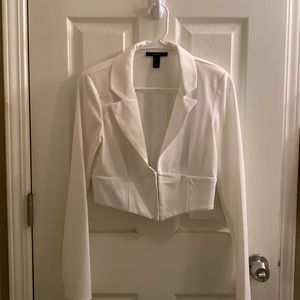 Blazer crop top